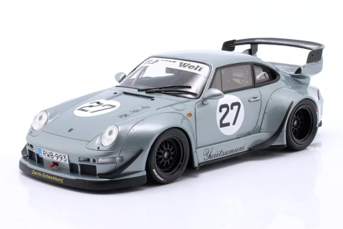 GT522 Porsche 911 (993) #27 RWB Rauh-Welt Yuiitsumuni 2024 Silver GT Spirit 1:18