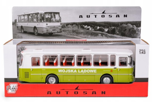 Autosan H9-20 Autobus Wojska Lądowe Daffi 1:43 Zielony Wojskowy Model Autobusu PRL