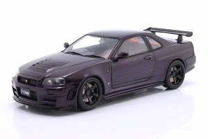 Nissan Skyline GT-R R34 (BNR34) Z-Tune 1999 Midnight Purple Solido 1:18