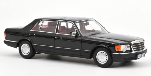 183788 Mercedes-Benz 560 SEL W126 1991 Black Norev 1:18