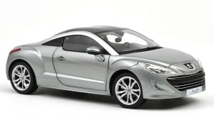 Peugeot RCZ 2010 Mercury Grey Metallic Norev 1:18