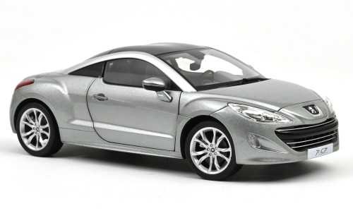 184875 Peugeot RCZ 2010 Mercury Grey Metallic Norev 1:18
