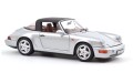 187342 Porsche 911 (964) Carrera 4 Targa 1990 Polar Silver Metallic Norev 1:18