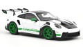 187372 Porsche 911 (992) GT3 RS Weissach Package Tribute to Carrera RS 2022 White/Python Green Norev 1:18