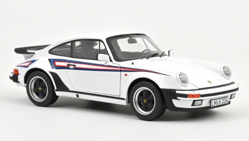 187668 Porsche 911 (930) Turbo 3.3 Coupe 1980 White Martini Norev 1:18