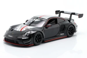 Porsche 911 (992) GT3 R 2023 Black / Silver Bburago 1:24