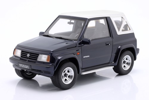 OT492 Suzuki Vitara JLX Closed Top 1994 Dark Blue Metallic Otto Mobile 1:18