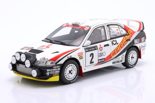 OT1192 Mitsubishi Carisma GT Gr.A #2 RAC Rallye 1997 Burns, Reid Otto Mobile 1:18