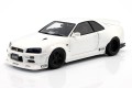 OT1135 Nissan Skyline GT-R (R34) KRC Body Kit 2019 Pearl White Otto Mobile 1:18