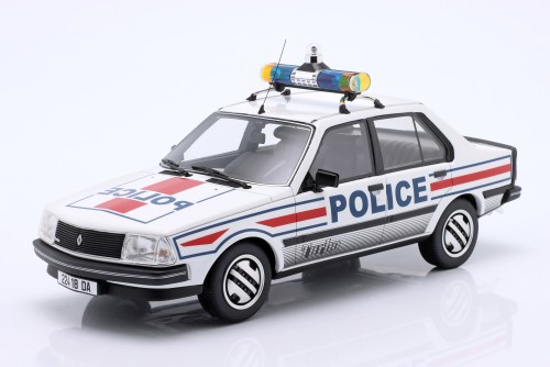 OT1156 Renault 18 Turbo Police Nationale 1982 White Otto Mobile 1:18
