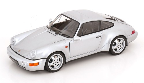 187231 Porsche 911 (964) Carrera 4 WTL 30 Jahre 911 1993 Polar Silver Norev 1:18 - Limited Edition 999 pcs.