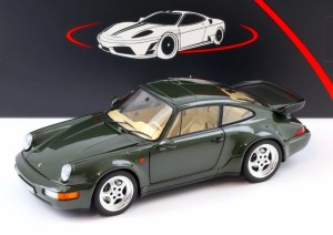 Porsche 911 (964) Turbo 3.6 Coupe 1993 Oak Green Metallic Norev 1:18 - Limited Edition 999 pcs.