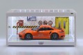 T9-248810 Gablotka z oświetleniem LED - Diorama do modeli w skali 1:18 i 1:24 Biała Akrylowa Gablota Witryna Triple9