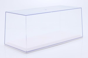 Duża Gablotka do modeli w skali 1:18 Biała Akrylowa Witryna Triple9 35 x 15.3 x 15.6 cm