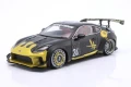 S1813603 Toyota GR86 LBWK LB-Works Liberty Walk Body Kit 2024 Black / Gold Solido 1:18