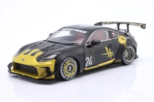 Toyota GR86 LBWK LB-Works Liberty Walk Body Kit 2024 Black / Gold Solido 1:18