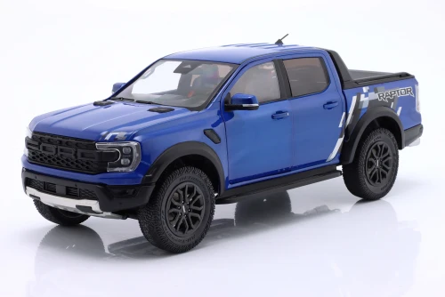 S1813902 Ford Ranger Raptor Pick-Up 2024 Blue Lightning Solido 1:18