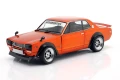 S1813003 Nissan Skyline (C10) Hakosuka 1970 Orange Metallic Solido Works 1:18