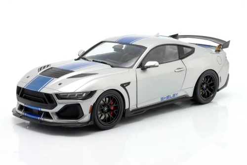 S1813803 Ford Shelby Mustang Super Snake 2025 Silver Metallic Solido 1:18