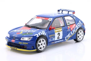 Peugeot 306 Maxi #2 Winner Rallye de Aviles 1997 Azcona, Billmaier Solido 1:18