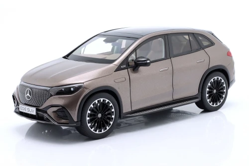 B66960836 Mercedes-Benz EQE SUV (X294) AMG-Line 2023 Velvet Brown Metallic NZG 1:18 - Dealer Edition