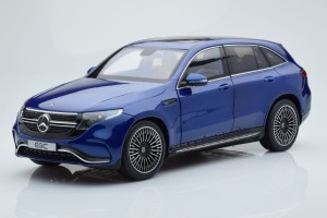 Mercedes-Benz EQC 400 4Matic (N293) 2019 Brilliant Blue NZG 1:18 - Dealer Edition
