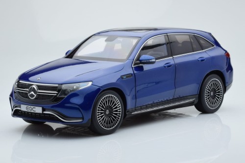 B66963757 Mercedes-Benz EQC 400 4Matic (N293) 2019 Brilliant Blue NZG 1:18 - Dealer Edition