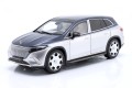 B66960593 Mercedes-Benz Maybach EQS 680 SUV (Z296) 2024 Nautical Blue / High-Tech Silver NZG 1:18 - Dealer Edition