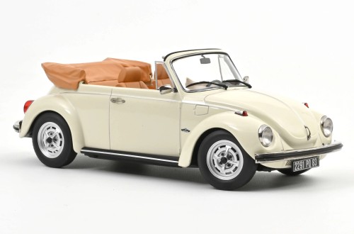 188535 Volkswagen VW Beetle 1303 Cabriolet 1972 Cream White Norev 1:18