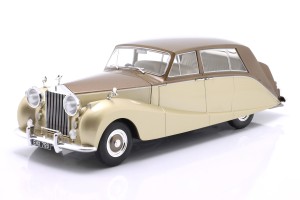 Rolls Royce Silver Wraith Empress by Hooper 1956 Brown / Gold MCG 1:18