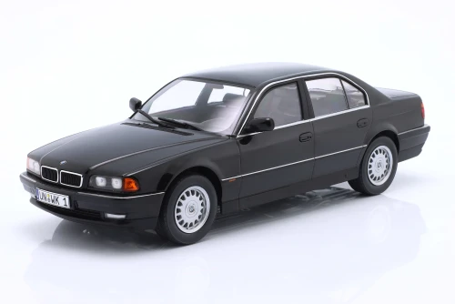 KKDC180366 BMW 740i E38 Series 1 1994 Black Metallic KK-Scale 1:18