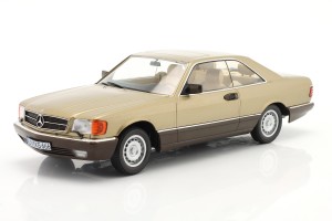 Mercedes-Benz 500 SEC C126 Coupe 1987 Gold Metallic KK-Scale 1:18