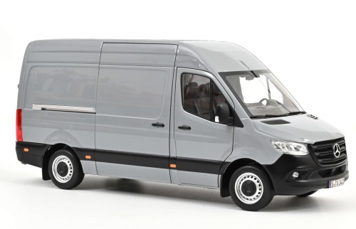 183042 Mercedes-Benz Sprinter 2018 Grey Norev 1:18