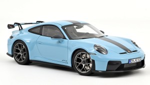 Porsche 911 (992) GT3 Weissach Package 2025 Gulf Blue Norev 1:18