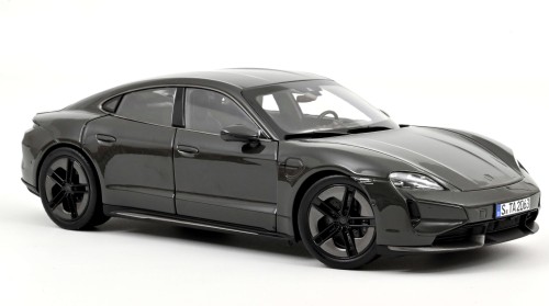 187654 Porsche Taycan Turbo S 2024 Slate Grey Neo Norev 1:18