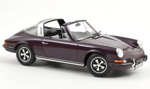 Porsche 911 E Targa 1971 Purple Norev 1:18