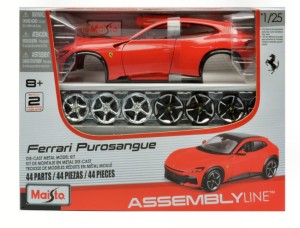 Ferrari Purosangue SUV 2022 Red Model do Składania Złożenia Maisto KIT 1:25