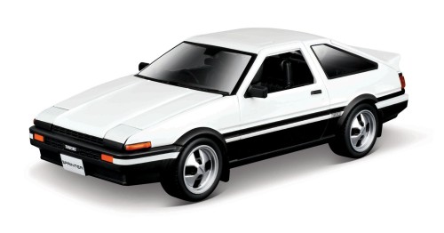 39543 Toyota Sprinter Trueno AE86 1979 White / Black Maisto KIT 1:24 Model do Składania Złożenia
