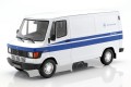 KKDC180302 Mercedes-Benz 208 D Transporter Mercedes Service 1988 White / Blue KK-Scale 1:18