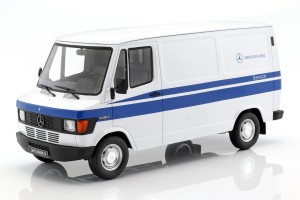 Mercedes-Benz 208 D Transporter Mercedes Service 1988 White / Blue KK-Scale 1:18